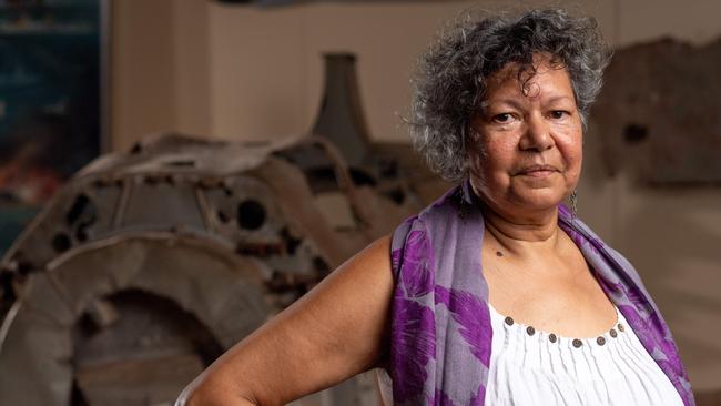 Marie Munkara wants Santos dumped as a major sponsor of the Darwin Festival. Picture: Che Chorley