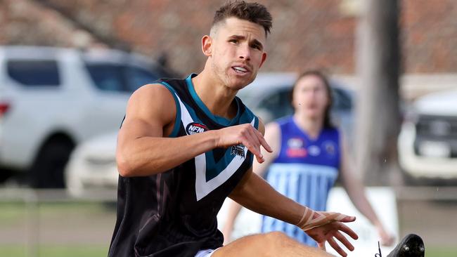 Luke Wilson in action for Laurimar. Picture: George Salpigtidis