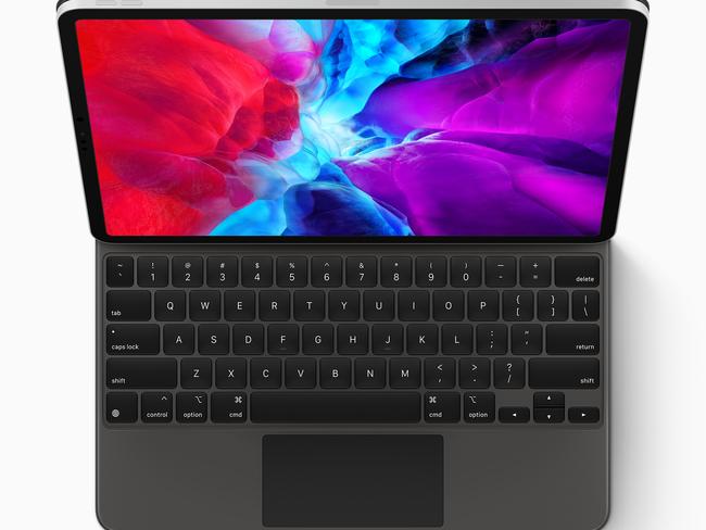 Apple iPad Pro 2020 with a magic keyboard