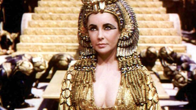 Elizabeth Taylor as Cleopatra in 1963.