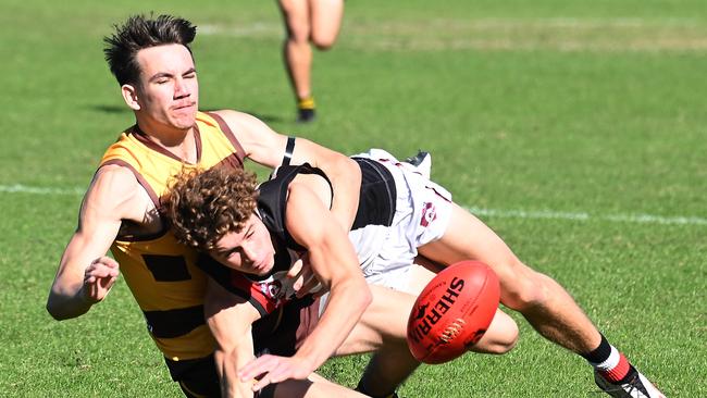 QAFL colts AFL between Aspley and Morningside. Saturday June 8, 2024. Picture, John Gass