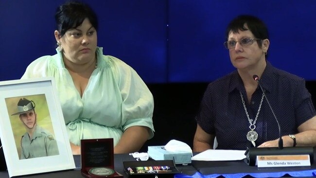 Bradley Carr’s grieving mother, Glenda Watson (right), pictured with Bradley’s sister, Gayette Burt, said her son had a zest for life.