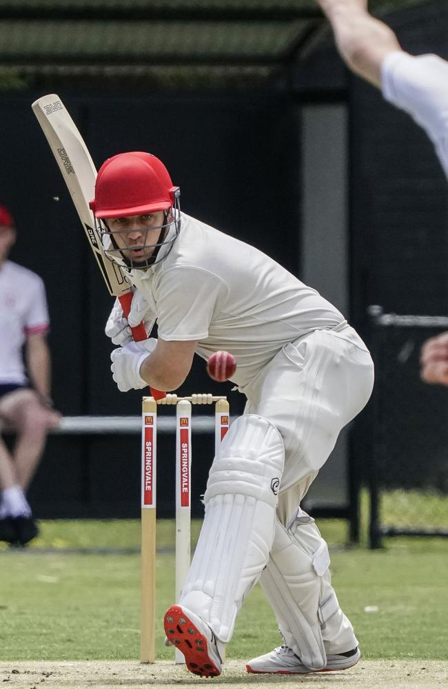 Springvale South captain Paul Hill. Picture: Valeriu Campan