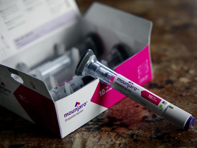 A Mounjaro injection pen. Picture: Getty Images