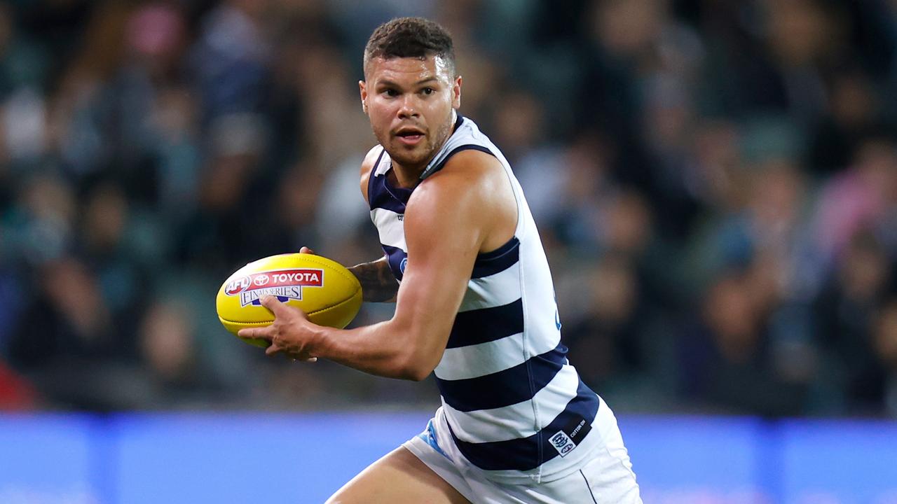 The Giants are keen on Brandan Parfitt of the Cats. Picture: Michael Willson