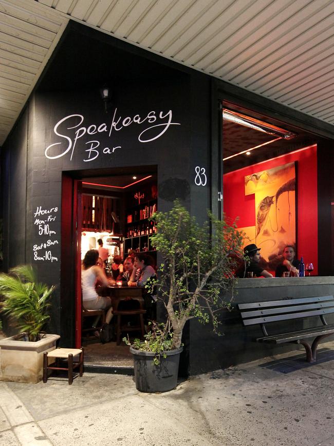 The Speakeasy Bar in Bondi.