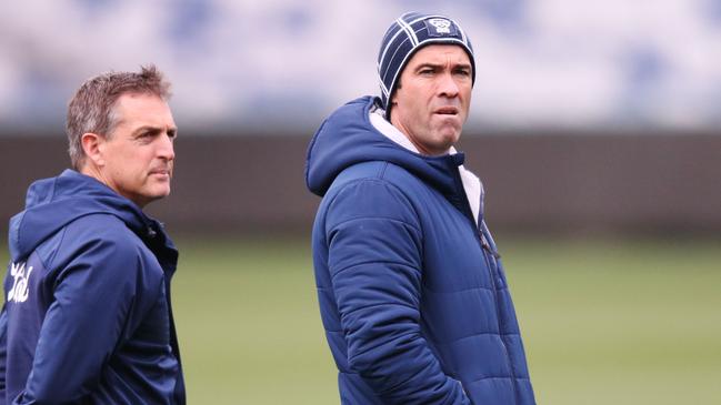 Cats coach Chris Scott still has plenty of class at his disposal. Pic: AAP