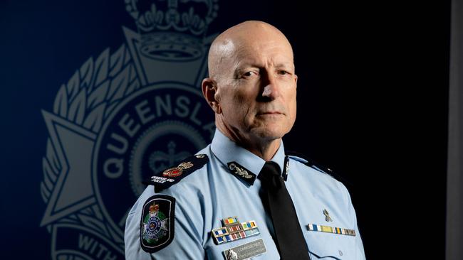 Police Commissioner Steve Gollschewski has given an update on his battle with cancer, revealing it to be lung cancer. Picture: Richard Walker
