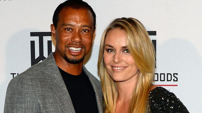 Golfer Tiger Woods (L) and ski racer Lindsey Vonn were a hot partnership. Picture: Ethan Miller/Getty Images