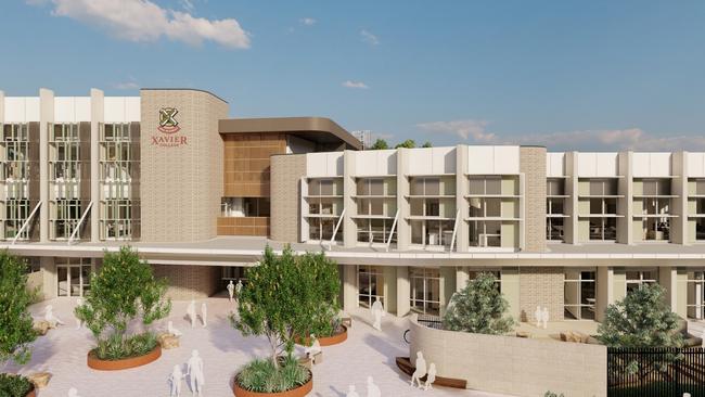 Architect’s impressions of the new Xavier College campus at Riverlea. Picture: Supplied.