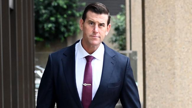 Mr Roberts-Smith at the Federal Court in Sydney as his defamation case between the SAS veteran and Nine continues. Picture: NCA NewsWire / Jeremy Piper