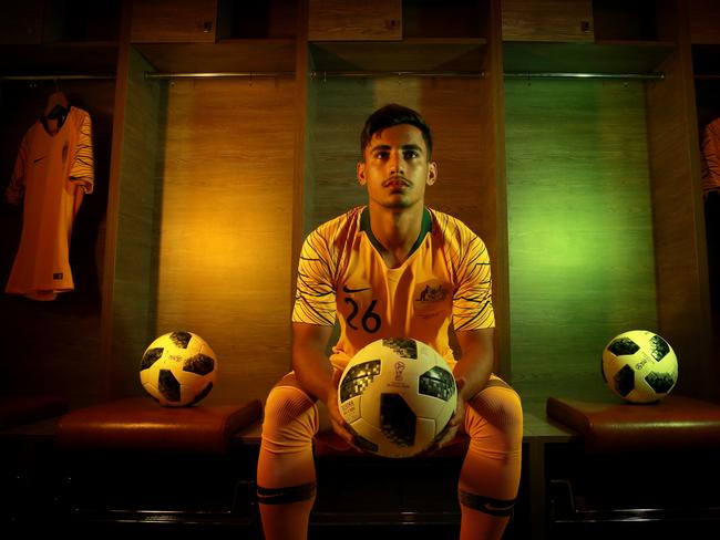 Daniel Arzani will be the youngest of the 736 players competing in Russia. Picture: Toby Zerna