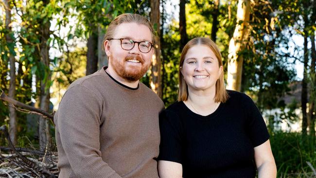 Brayden Condon and Bec Treby are looking to buy their first home, Wednesday, June 4, 2025 - Picture: Richard Walker