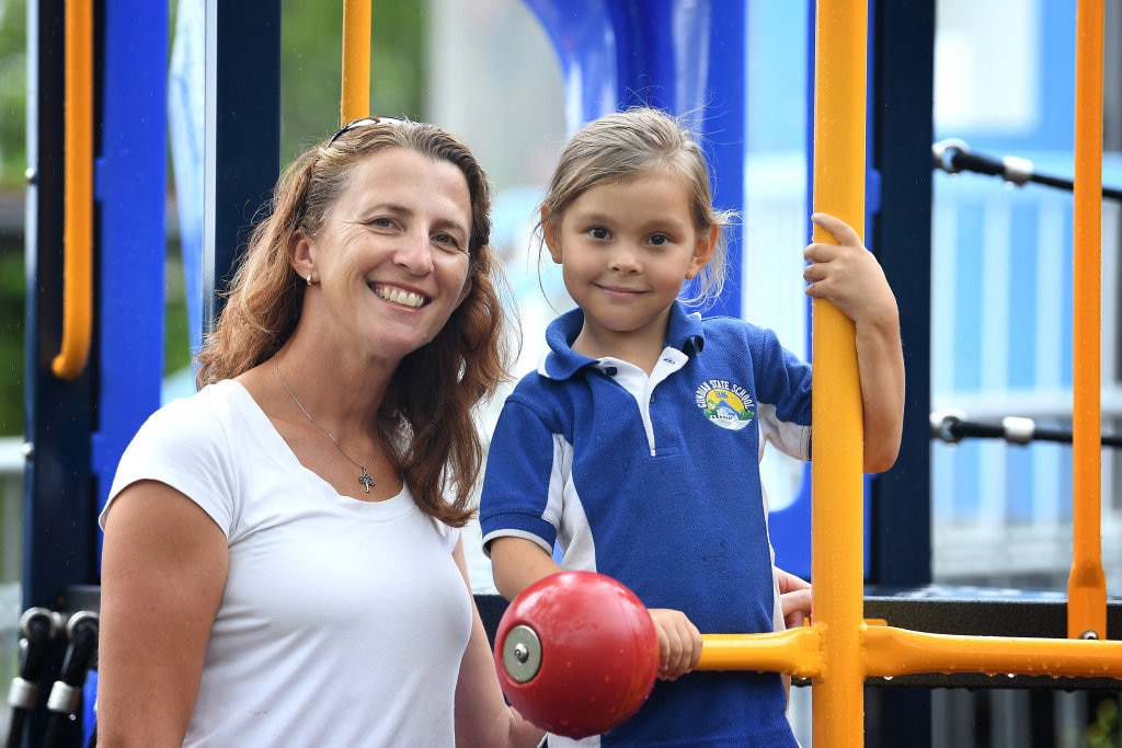 GUNDIAH PREP: Teacher Ms Jodie Norris and Karlia Whittaker. Picture: Renee Albrecht