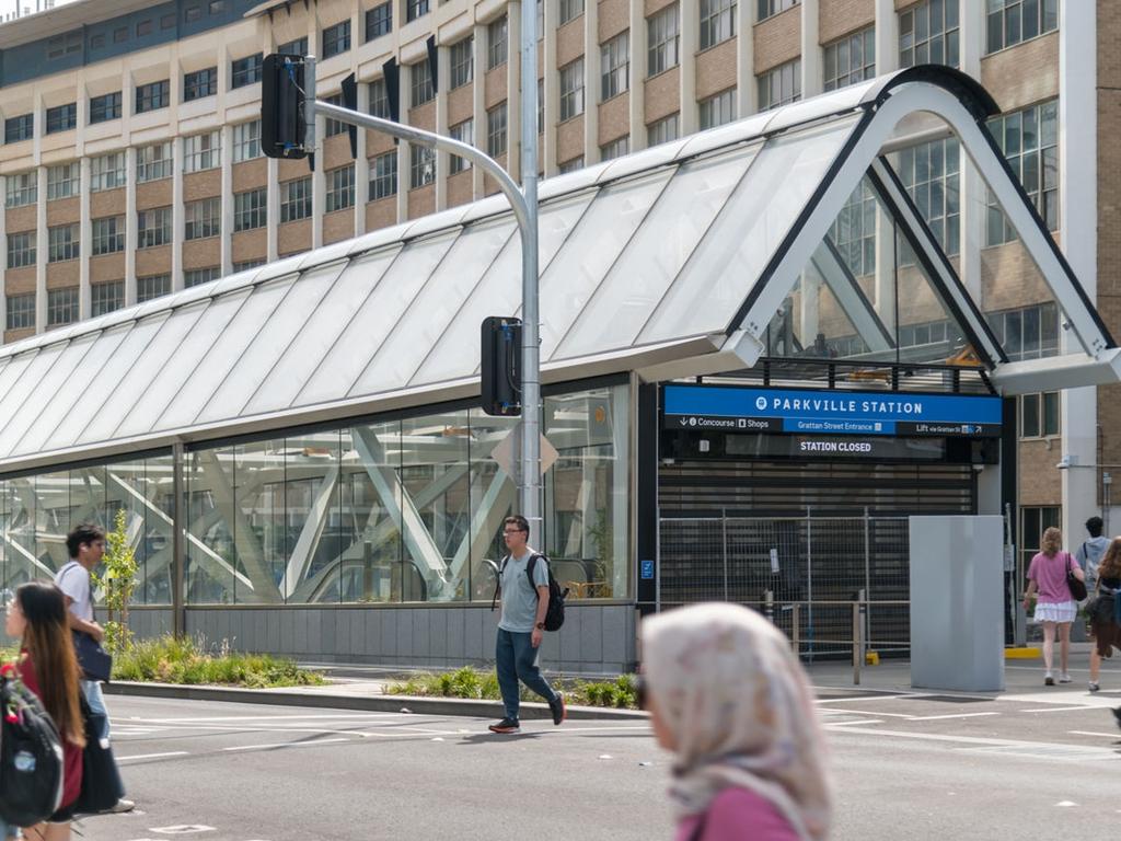 Parkville Station at Melbourne University. Picture: Metro Tunnel