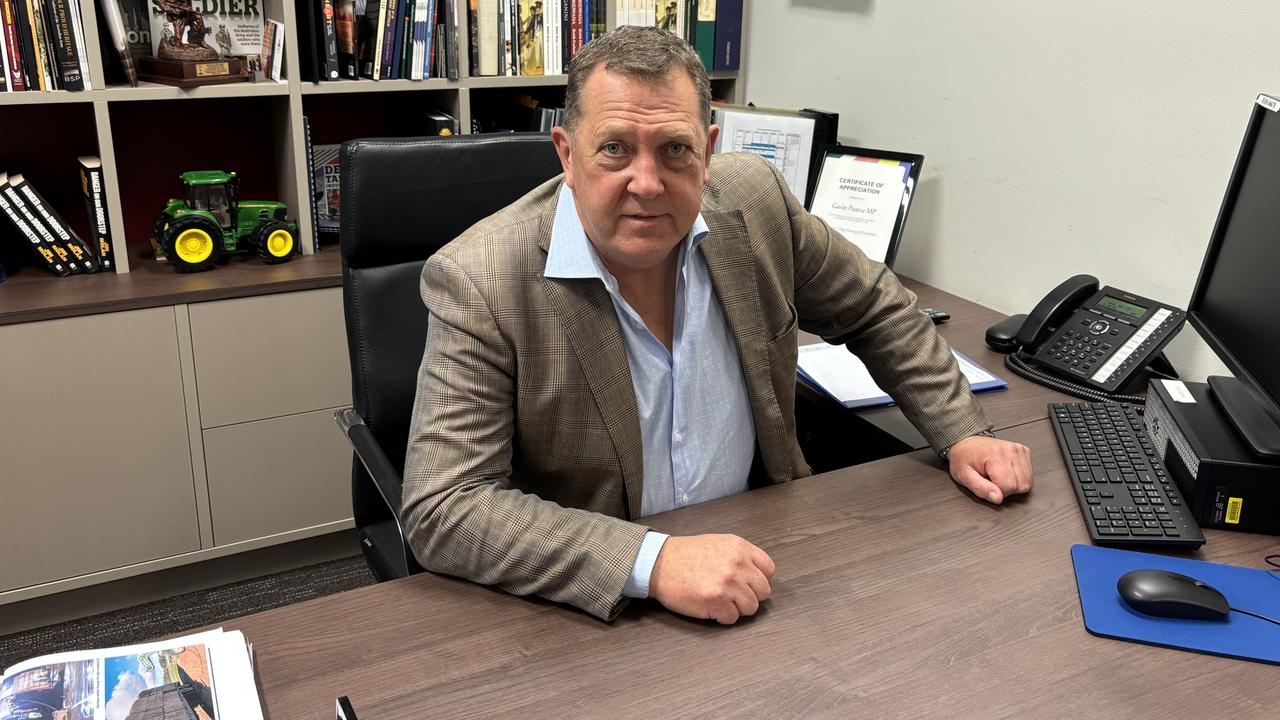 Outgoing Federal Braddon MP Gavin Pearce at his Burnie electorate office. Picture: Simon McGuire.