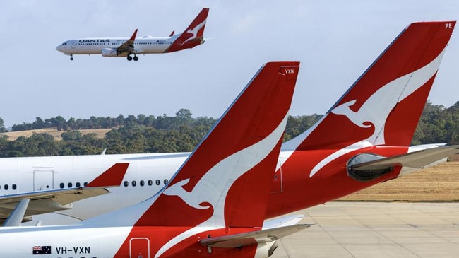 MELBOURNE, AUSTRALIA - NewsWire Photos MARCH 8, 2023. generic stock images of qantas aircraft at Melbourne Airport Picture: NCA NewsWire / David Geraghty