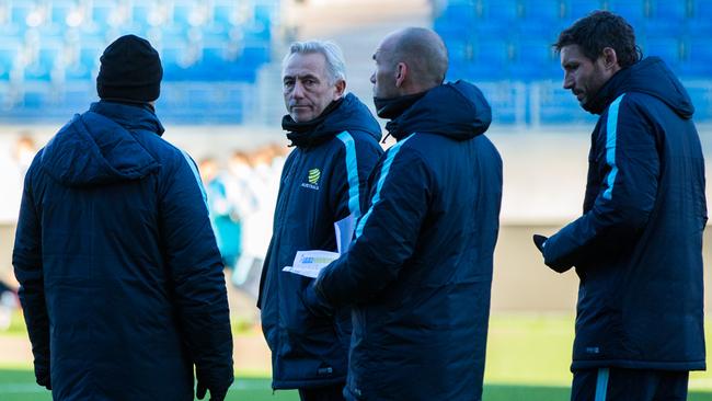 Bert van Marwijk's first Socceroos sesssion