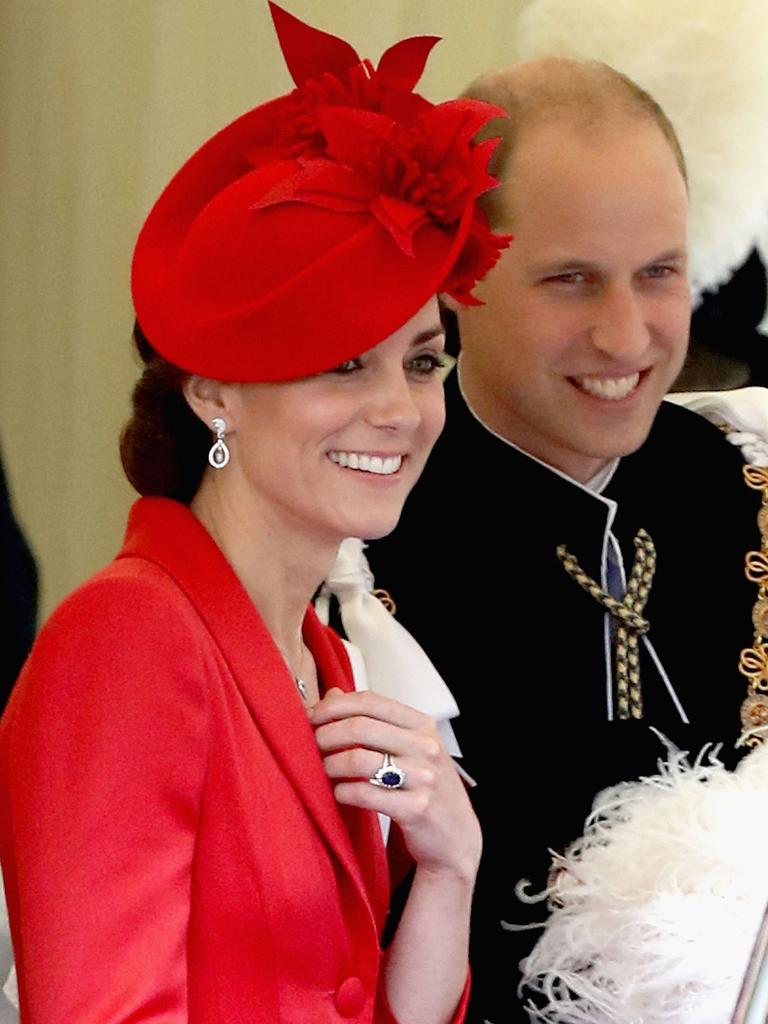 Kate wearing a Catherine Walker coat dress in June 2016. Picture: Chris Jackson/AFP