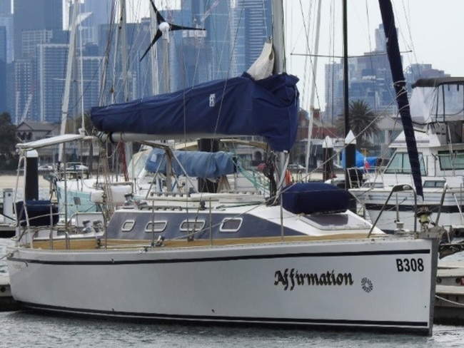 The missing yacht Affirmation lost of Victoria's coast