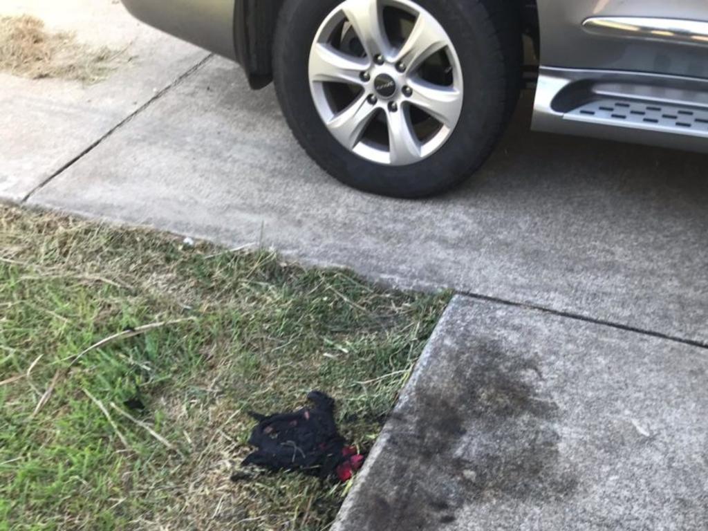 At about 3.20pm, a vehicle collided with a parked car at a driveway outside the Emu Park Police Station's garage, pushing it through the door and into another car. The driver exited the vehicle before allegedly pouring fuel over one of the cars and lighting a small fire in the grass nearby.