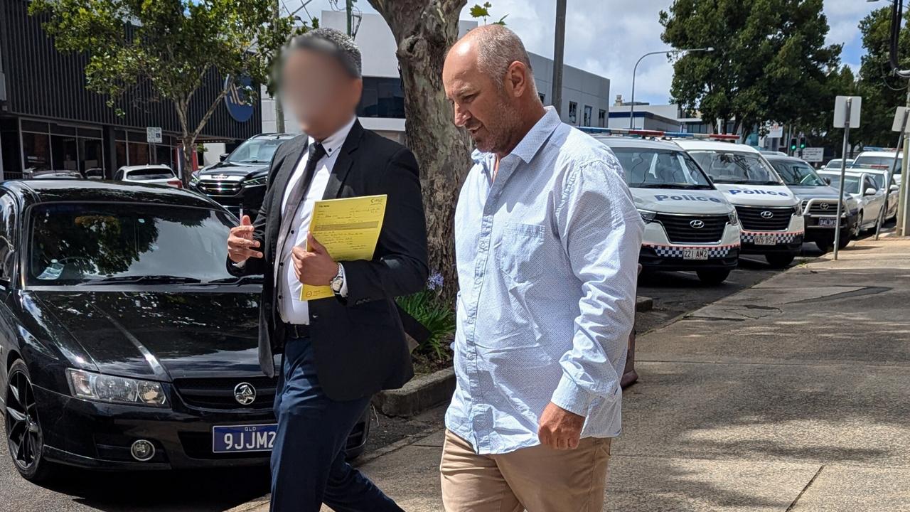 Toowoomba builder Christopher Terrence Edards of Chace Roofing Sheds and Patios Pty Ltd alleged to have fleeced $1.3m from unsuspecting customers faced Toowoomba Magistrates Court on Monday November 25, 2024. Picture: NewsCorp Australia