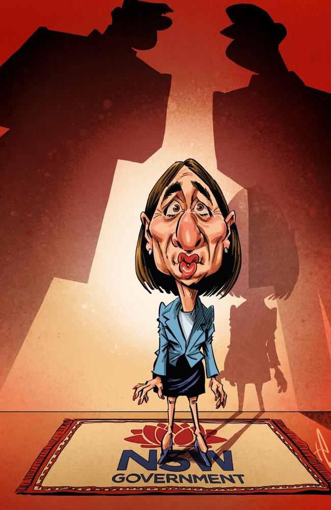 MPs who are subject to investigations for an alleged rape and by the ICAC cast a heavy shadow over Gladys Berejiklian‘s government. Picture: Terry Pontikos