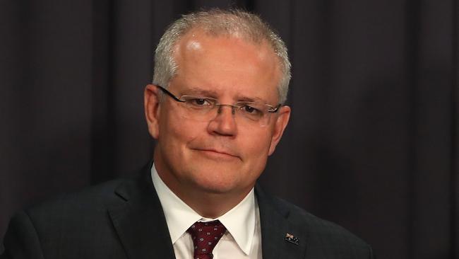 Scott Morrison in Canberra on Monday. Picture: Kym Smith