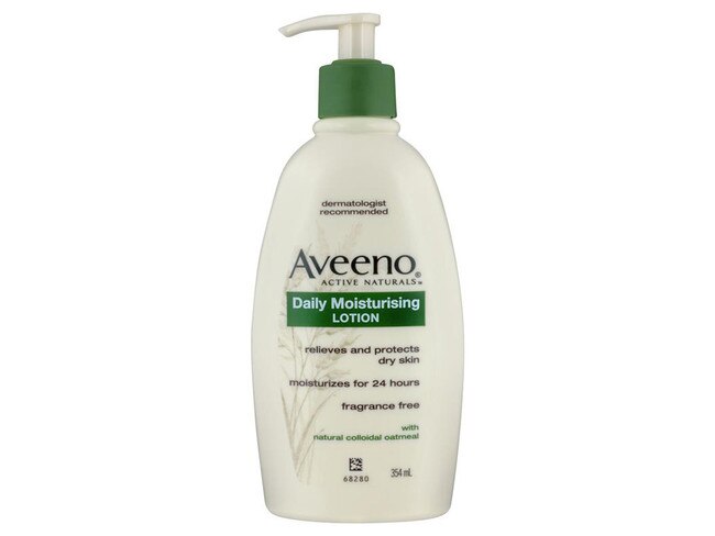 Aveeno daily moisturising lotion. Picture: Supplied