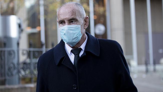 Chris Dawson outside the Federal Court in Sydney. Picture: Nikki Short