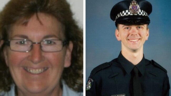 Leading Senior Constable Lynette Taylor and Constable Joshua Prestney.