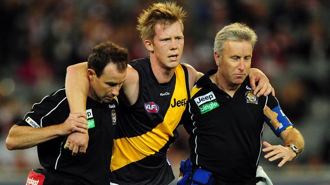 Richmond gun Jack Riewoldt has suffered concussion during his career.