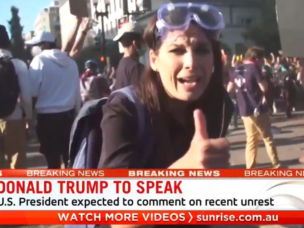 US cops attack Channel 7 news team