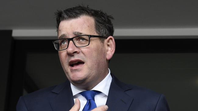 Victorian Premier Daniel Andrews on Wednesday. Picture: NCA NewsWire / Andrew Henshaw