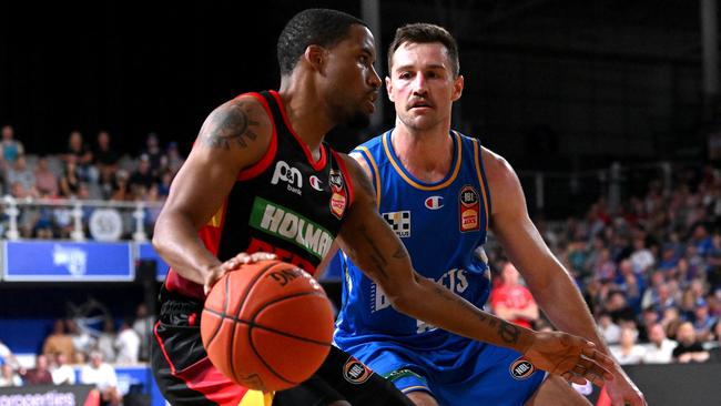 Bryce Cotton hit a game-high 25 points on Saturday night. Picture: Bradley Kanaris/Getty Images