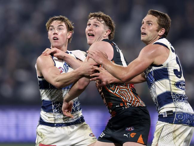 Tom Green is one of the few Giants to have a consistent run in the midfield. Picture: Martin Keep/AFL Photos/Getty Images.