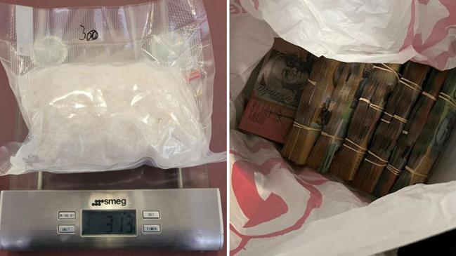 A Golden Beach man and alleged drug runner has been arrested in a targeted sting by detectives. Picture: QPS