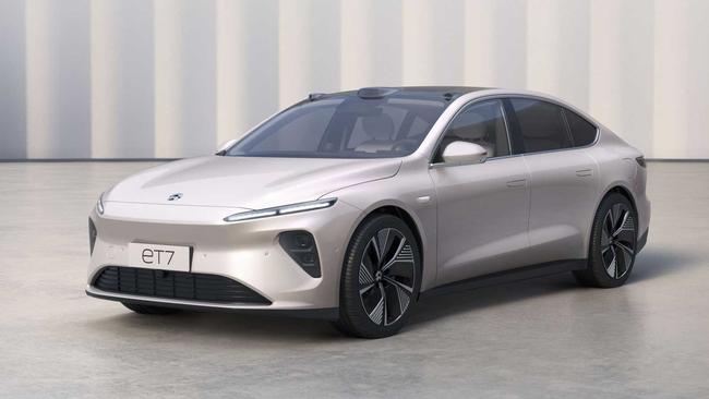 The NIO ET7 will be available early next year.