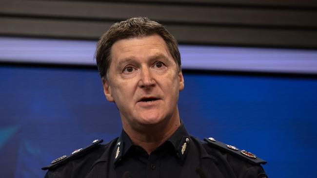 Chief Commissioner Shane Patton is cracking down on misconduct in the force. Picture: Jason Edwards