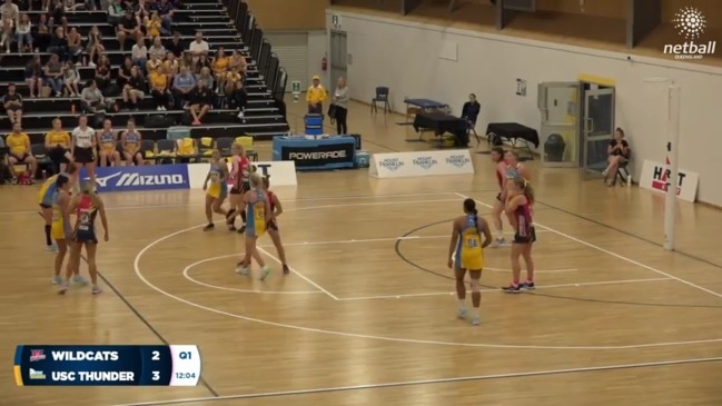 REPLAY: Qld Netball Sapphire Series - Wildcats vs USC Thunder 