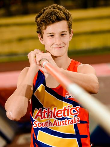 A teenage Kurtis Marschall in 2013. Picture: Roy Vandervegt