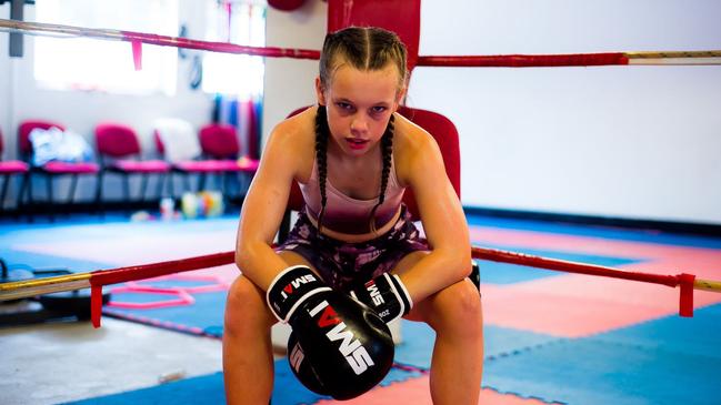 Ruby Pokarier started boxing after being bullied.