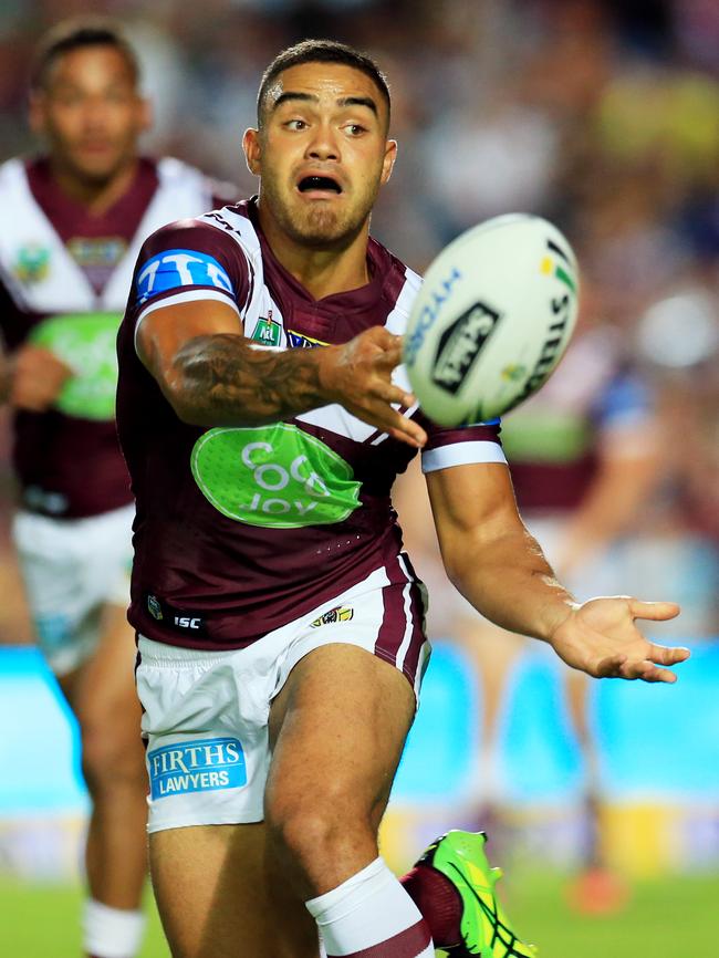 Dylan Walker in action against the Bulldogs. Picture: Mark Evans