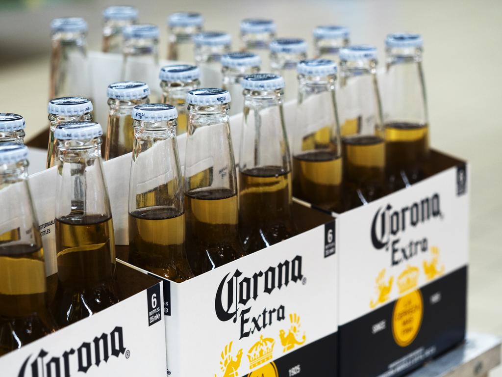 Corona forced to halt production.