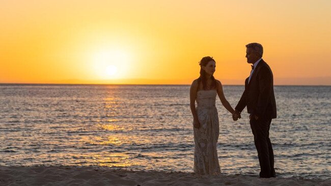 This scene was filmed at Tangalooma Island Resort on Moreton Island. Picture: Universal Pictures.