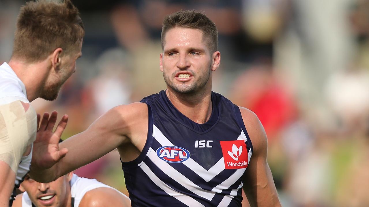 Jesse Hogan has been suspended by Fremantle. Photo: Paul Kane/Getty Images