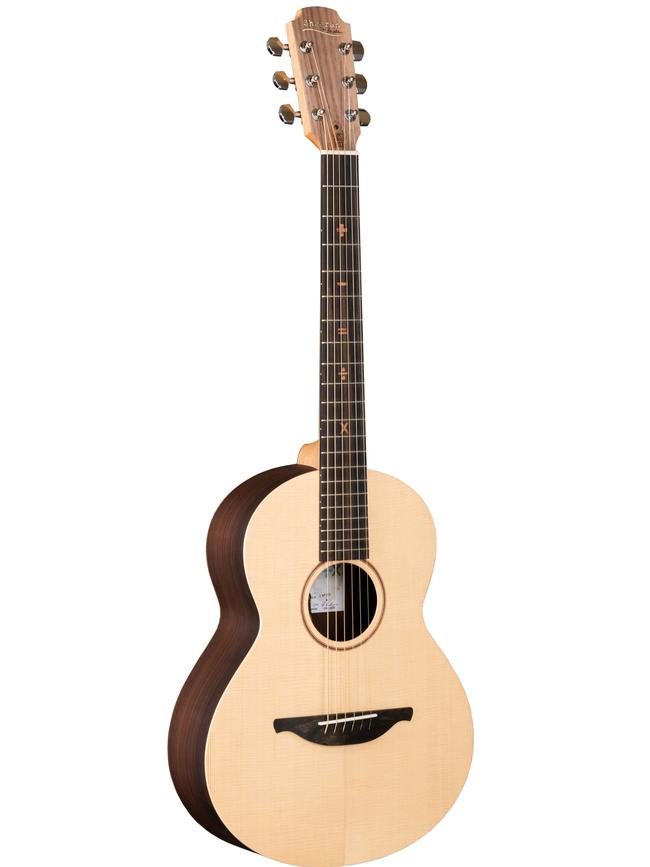 A limited edition Australian tour 'Sheeran By Lowden' acoustic guitar in 'W' body size, with ‘Mathematics’ fretboard inlay.