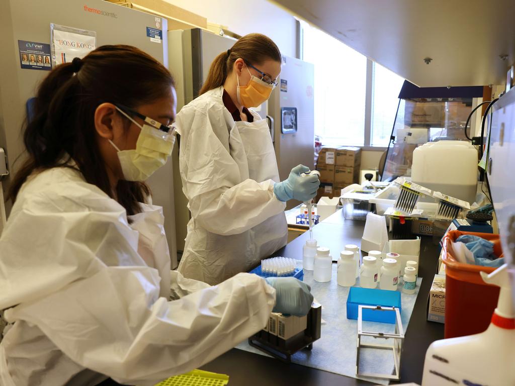 In light of continued confusion over the origins of COVID-19, heads of state are calling for a global ‘pandemic treaty’ in which all countries would be agree to share data about virus outbreaks and infectious diseases. Picture: Karen Ducey/Getty Images/AFP.