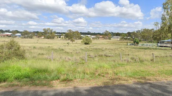 The proposed site at 9 Law Rd for a social housing precinct in Warwick. Photo: Google Maps