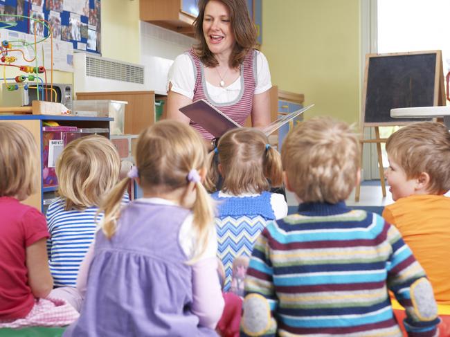 Generic photo of a teacher at daycare. Picture: iStock